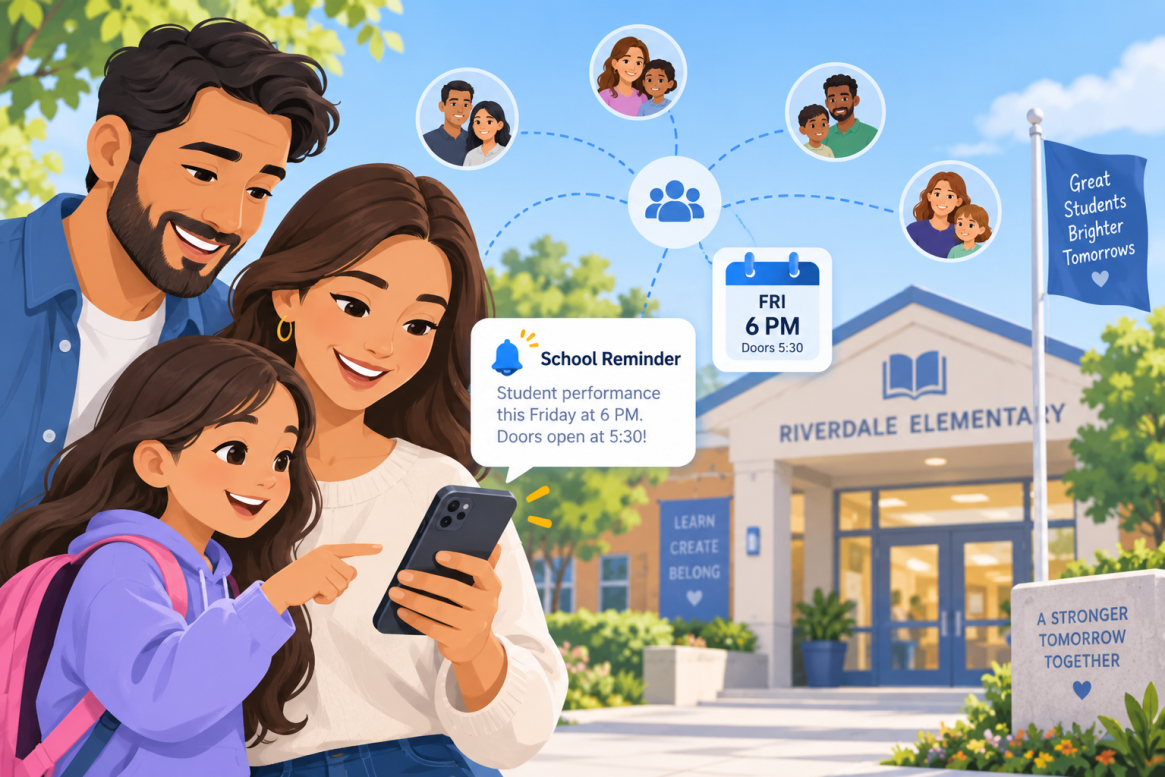 School program reminders to every family