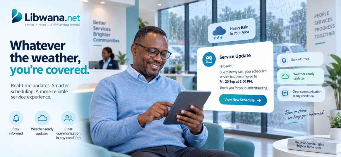 Weather-related service rescheduling