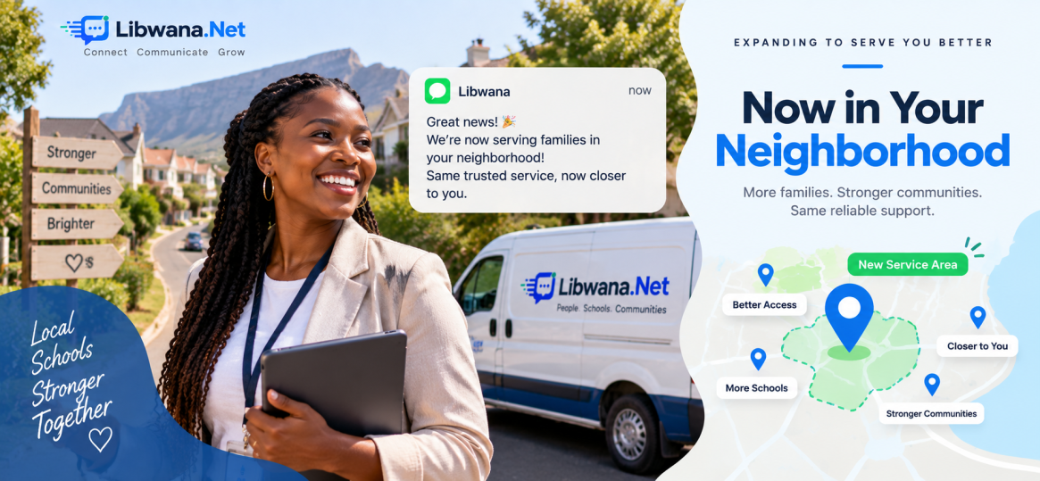 Announce a new neighborhood service area