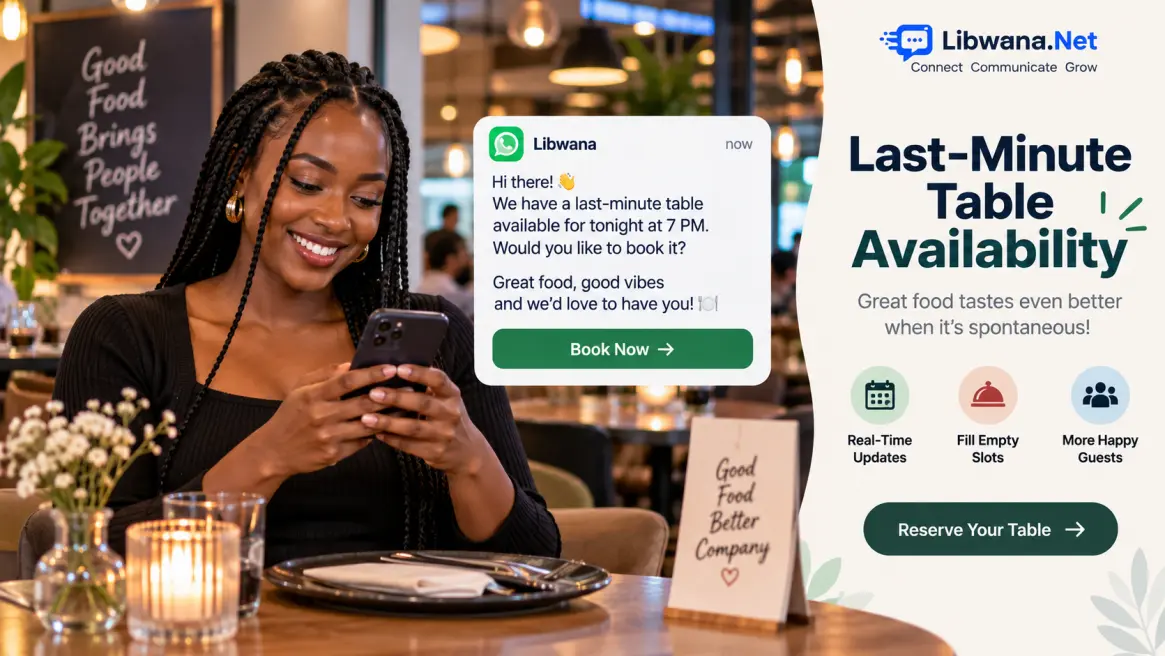 Last-minute table availability