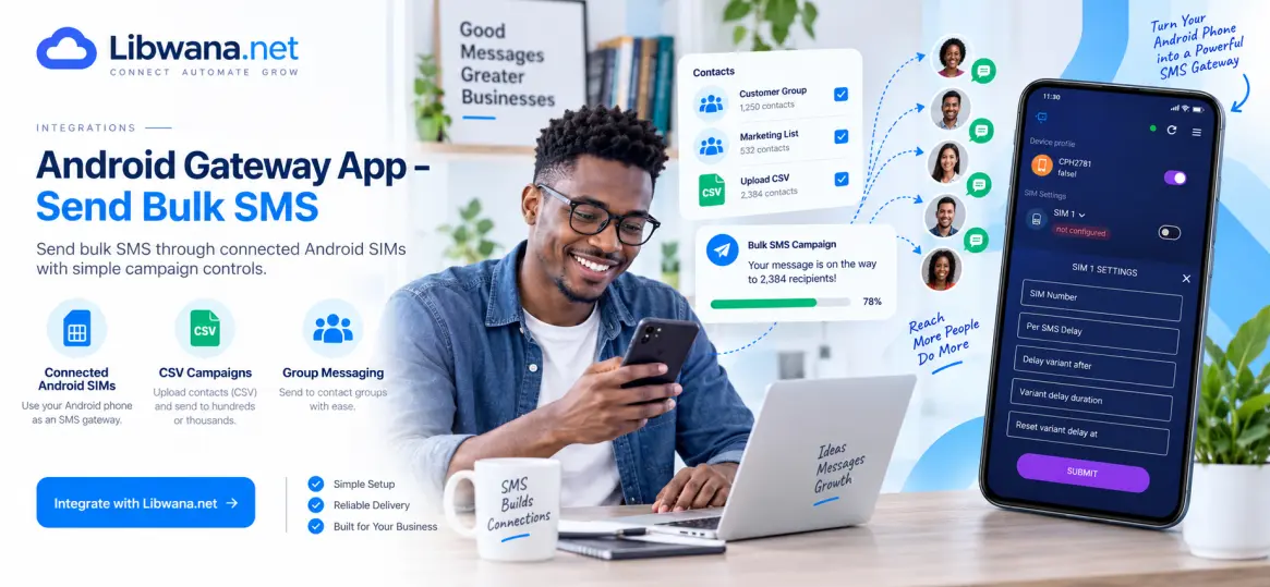 Android Gateway App – Send Bulk SMS