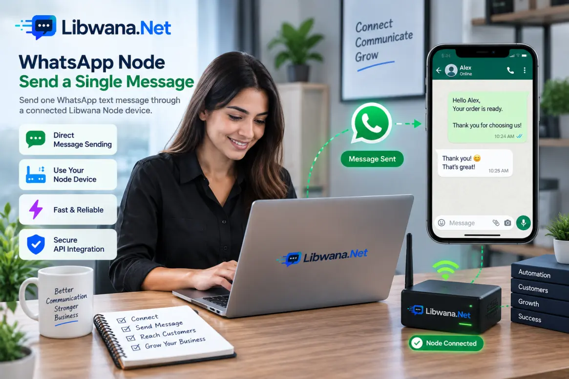WhatsApp Node – Send a Single Message